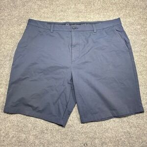 Vineyard Vines On The Go Shorts Mens 40 Navy Blue Performance Stretch Excellent
